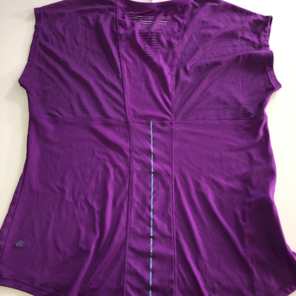 Champion purple sport top shirt exercise xl - Picture 4 of 4